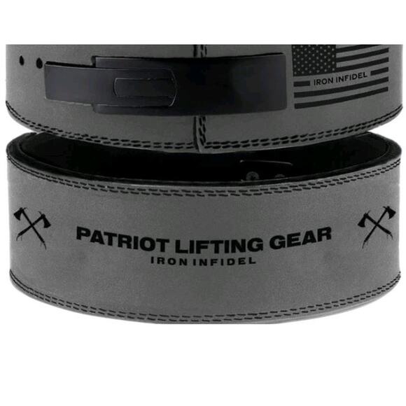 Iron Infidel 10 MM Lever Lighting Belt Gray XL New - Picture 3 of 8